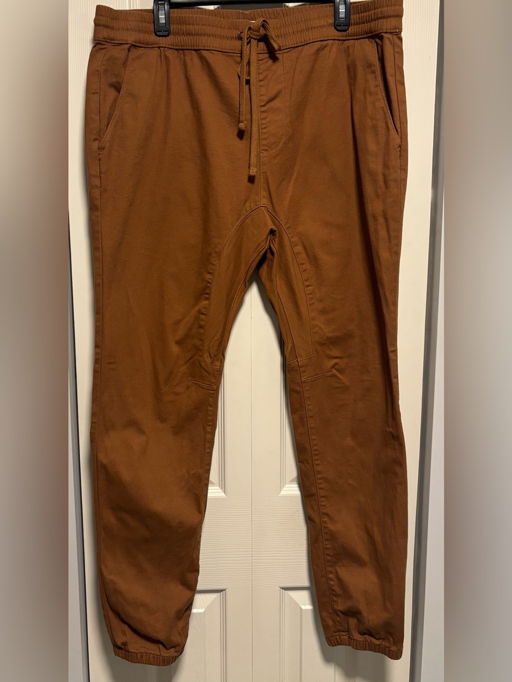 PacSun Men’s Brown Joggers Elastic Waist With Drawstring Pants